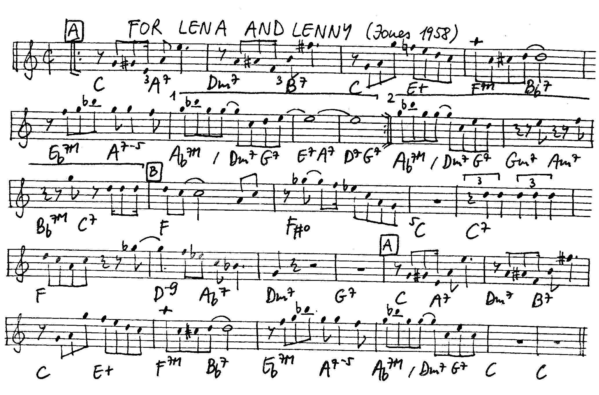 for lena and lenny leadsheet – book us for your next 20s or gatsby event